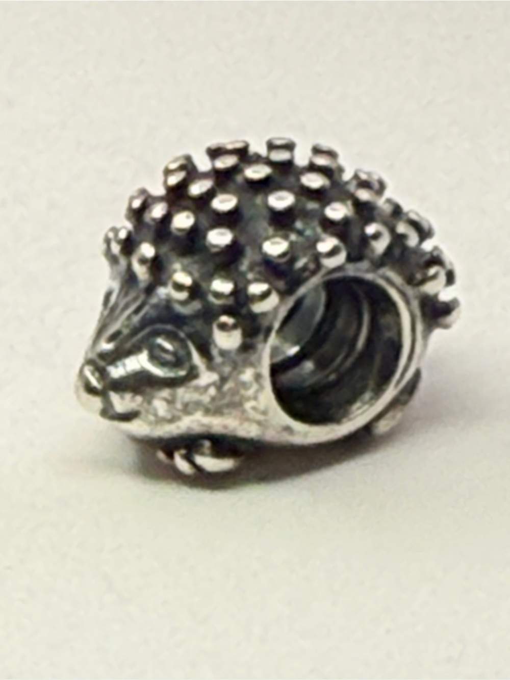 Retired Pandora Hedgehog Charm 790333 Sterling Silver Animal